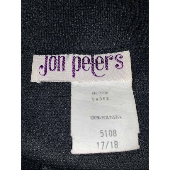 Vintage Black Button Down Sleeveless Maxi Dress 17/18 - Picture 12 of 12